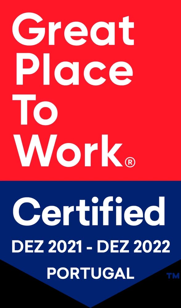 Great Place to Work®, Certified, Portugal 2021–2022